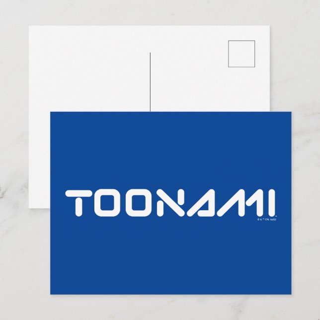 Carte Postale Toonami Digital Font Logo (Devant / Derrière)