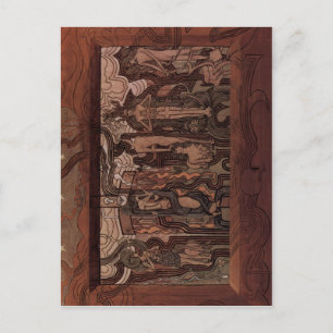 Carte Postale Toorop, Jan Das Lied der Zeit 1893 Technique Paste