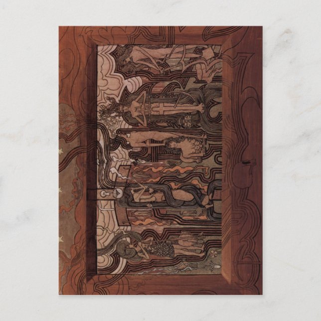 Carte Postale Toorop, Jan Das Lied der Zeit 1893 Technique Paste (Devant)