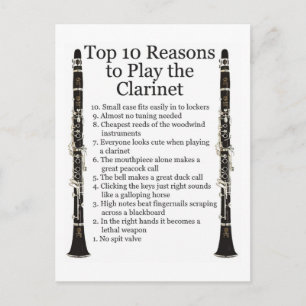 Carte Postale Top 10 de Clarinet