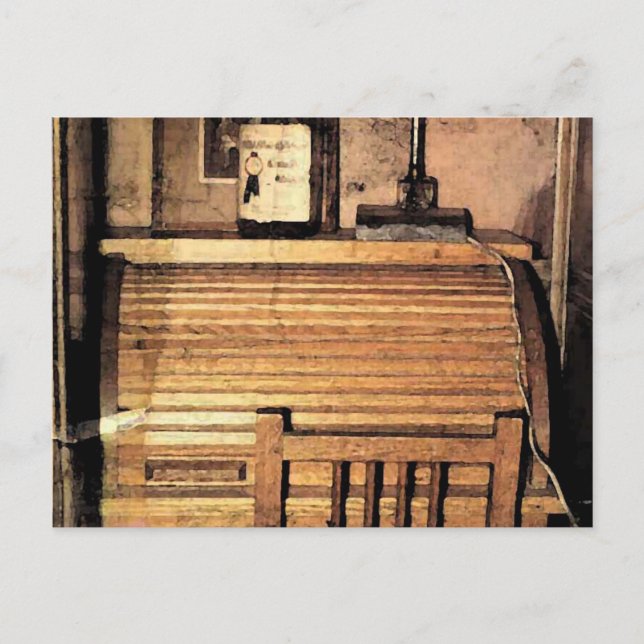 Carte Postale Top Desk des Ecrivains (Devant)