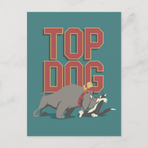 Carte Postale "Top Dog" Spike Guard TWEETY™ De SYLVESTER™