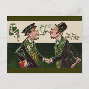 Carte Postale Top of'the Mornin' Vintage St. Patrick's Day
