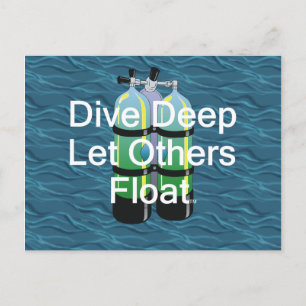 Carte Postale TOP Plongée sous-marine