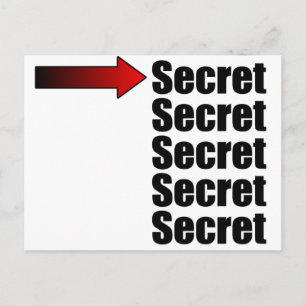 Carte Postale Top Secret