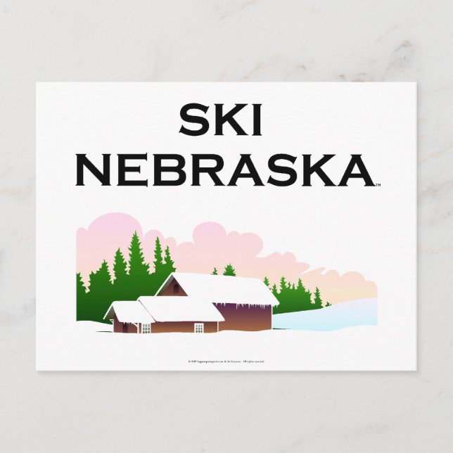 Carte Postale TOP Ski Nebraska (Devant)