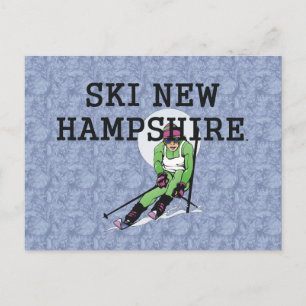 Carte Postale TOP Ski New Hampshire