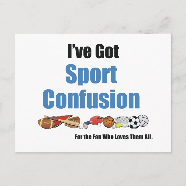 Carte Postale TOP Sport Confusion (Devant)