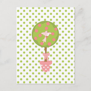 Carte Postale Topiary WIth Bird