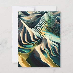 Carte Postale Topographic currents