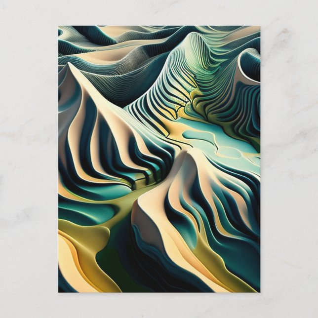 Carte Postale Topographic currents (Devant)