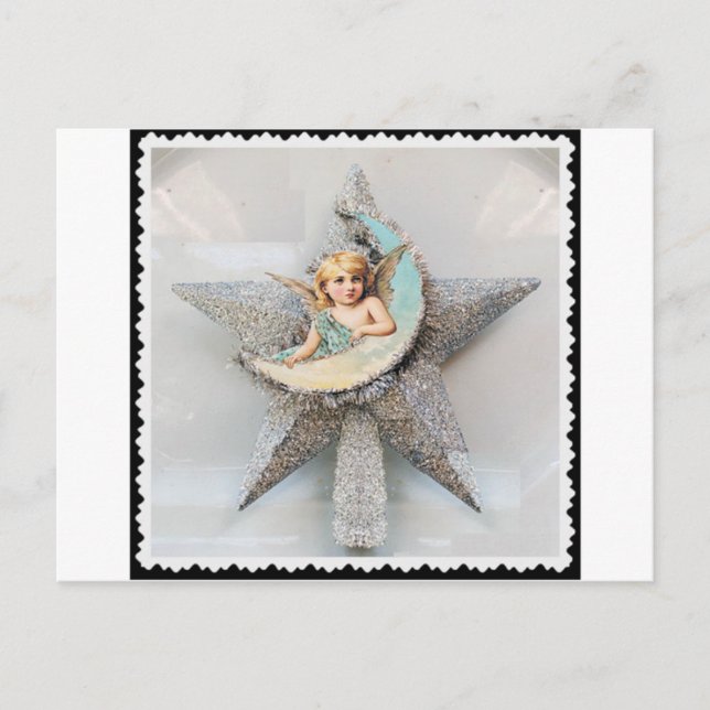 Carte postale : Topp Arbre Angel Vintage (Devant)