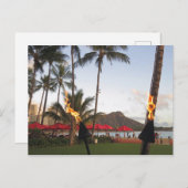 Carte Postale Torches Waikiki Tiki (Devant / Derrière)