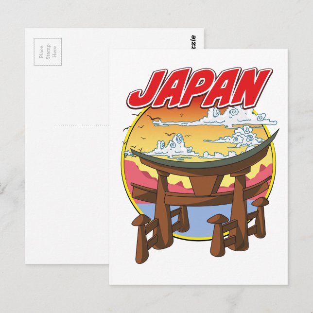 Carte Postale Tori Japon (Devant / Derrière)