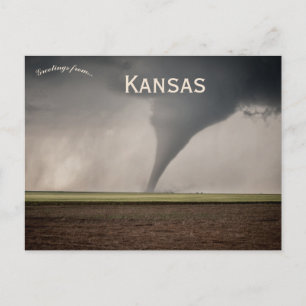 Carte Postale Tornade à Dodge City Kansas