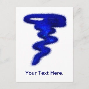 Carte Postale Tornade bleue