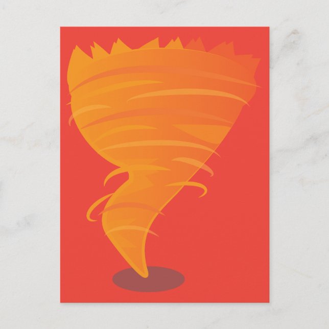 Carte Postale Tornade de feu (Devant)
