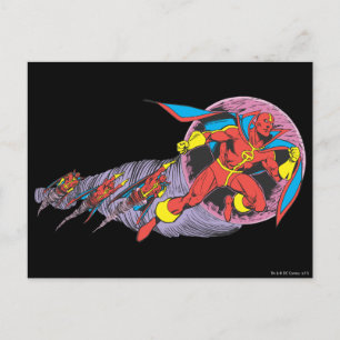 Carte Postale Tornade Rouge En Mouvement Vent