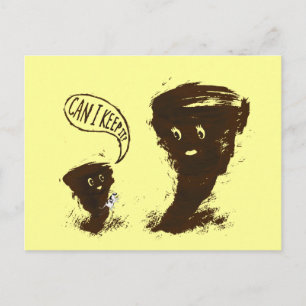 Carte Postale Tornado Kid witth Cow