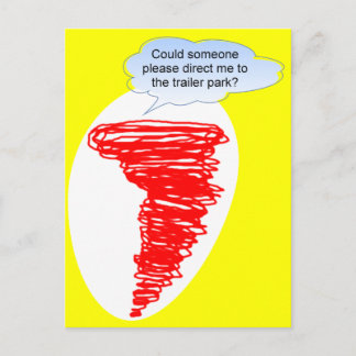 Carte Postale Tornado Trailer Park