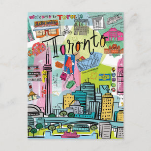 Carte Postale Toronto, Canada