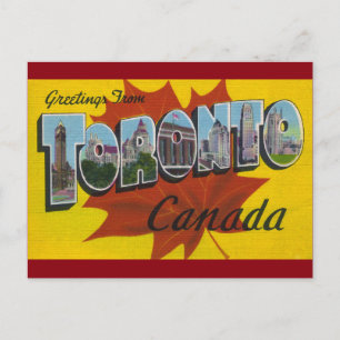 Carte Postale TORONTO CANADA - Art Vintage voyage