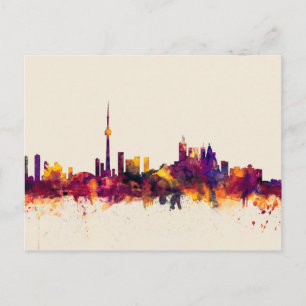 Carte Postale Toronto Canada Skyline
