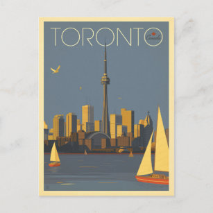 Carte Postale Toronto, Canada   Skyline avec voiliers