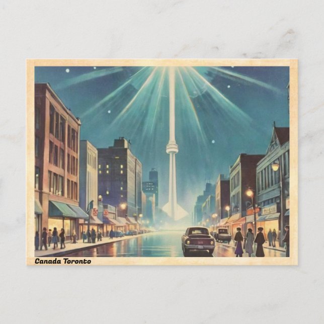 Carte Postale Toronto Canada Tour CN Vintage (Devant)