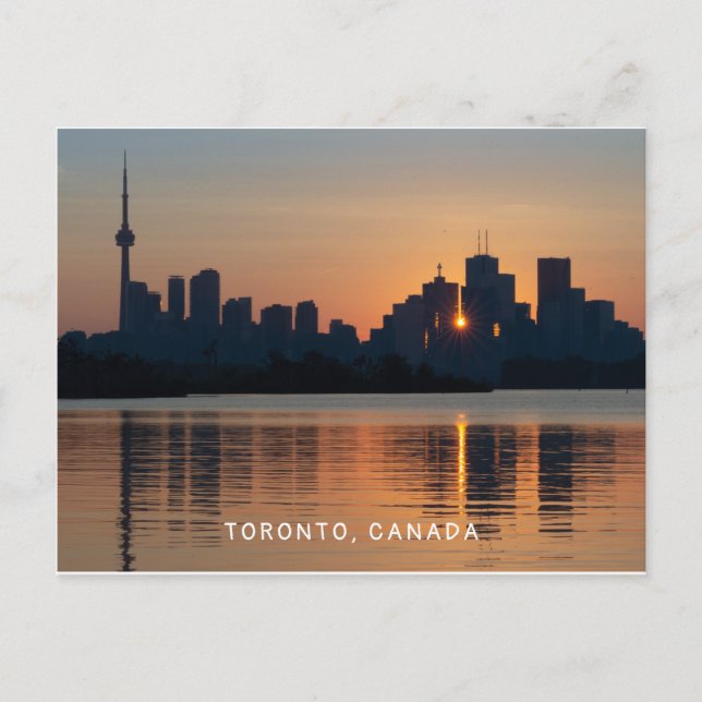 Carte postale Toronto Cityscape At Sunset (Devant)