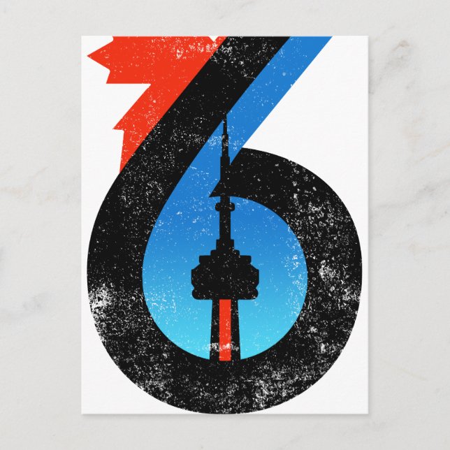 Carte Postale Toronto Les Six (Devant)