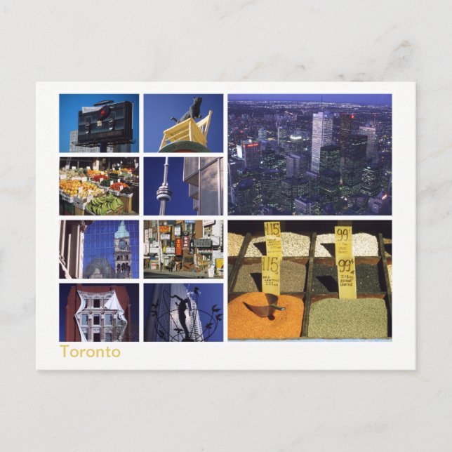 Carte Postale Toronto multi-images (Devant)