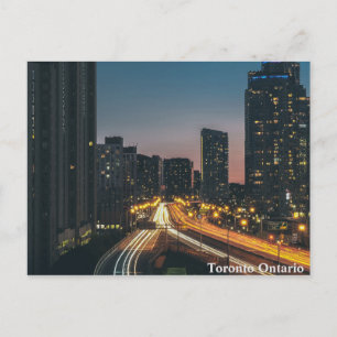 Carte Postale Toronto Ontario City Night Sky