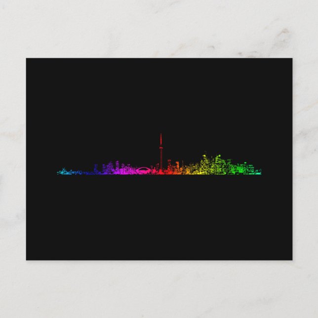 Carte Postale Toronto Rainbow (Devant)