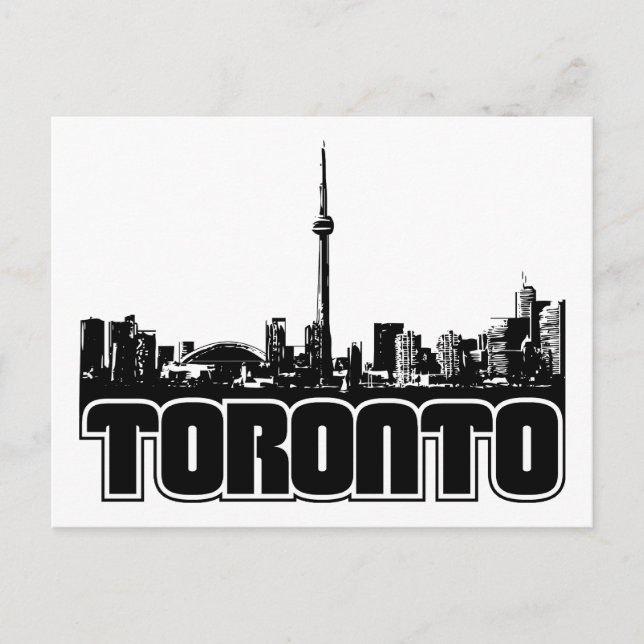 Carte Postale Toronto Skyline (Devant)