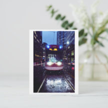 Toronto, Street Car en forte pluie