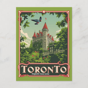 Carte Postale Toronto : Vintage Casa Loma