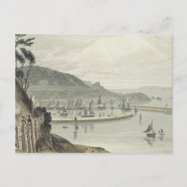 Carte Postale Torquay, Devon, du volume VIII de "A Voyage Arou (Devant)