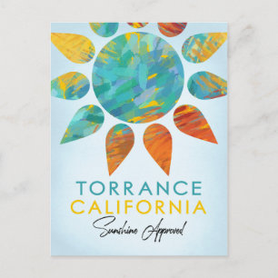 Carte Postale Torrance California Sunshine Travel