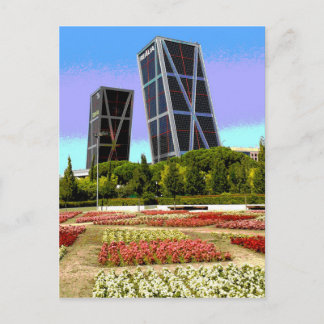 Carte Postale Torres Kio de Madrid
