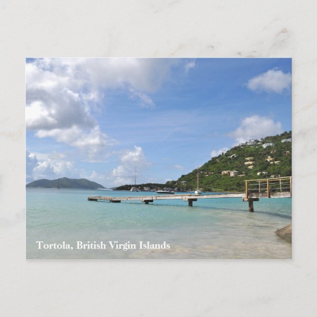 Carte Postale Tortola Small Dock Poscard (Devant)