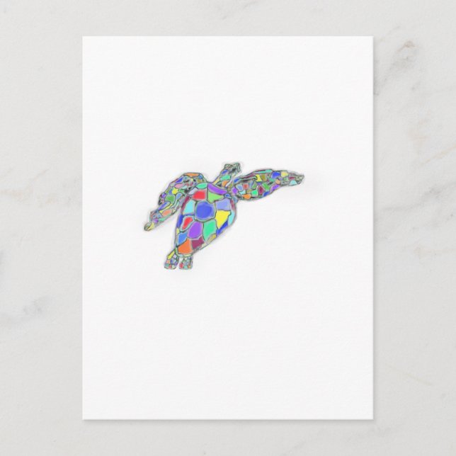 Carte Postale tortue (Devant)