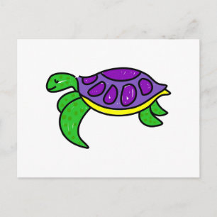 Carte Postale tortue