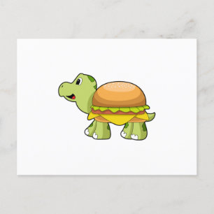Carte Postale Tortue avec coquille en burger.PNG
