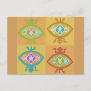 Carte Postale Tortue de la famille Southwest
