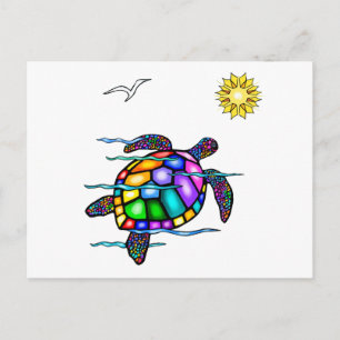 Carte Postale Tortue de mer #1