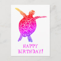 Tortue marine Tortue terrestre JOYEUX ANNIVERSAIRE