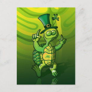 Carte Postale Tortue Saint Patrick