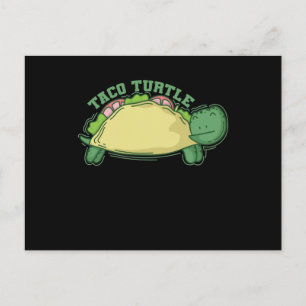 Carte Postale Tortue Schildkröte Taco
