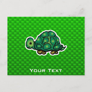 Carte Postale Tortue verte